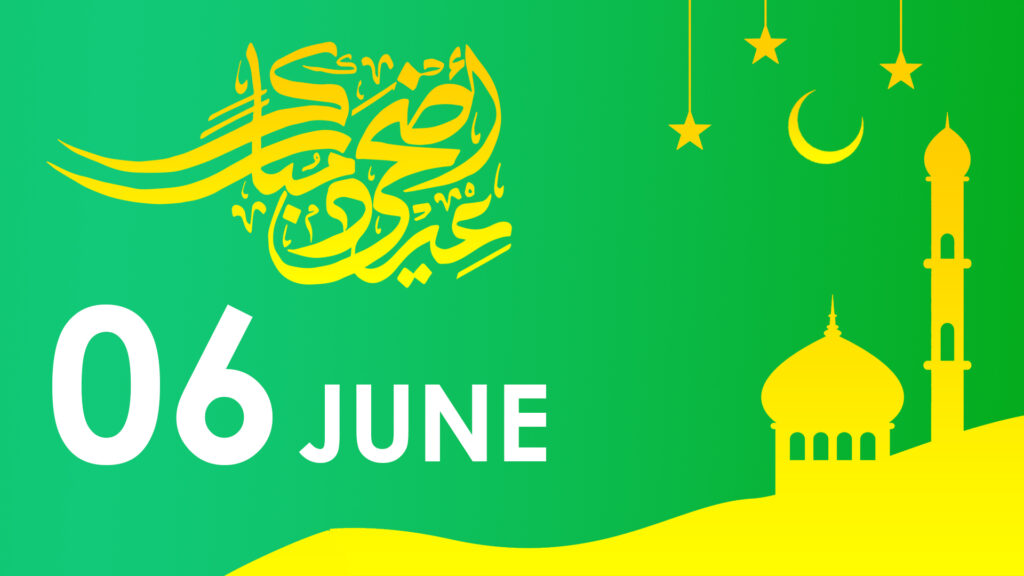 2025 eid ul adha date 6 june